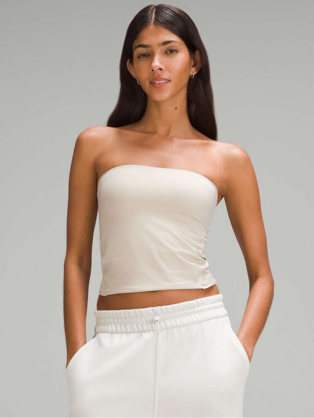 NWOT lululemon / Wundermost Ultra-Soft Nulu Tube Top / medium / Mojave tan
